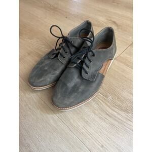 Rollie Anthropologie Sidecut shoes women’s size 37 gray leather lace up casual